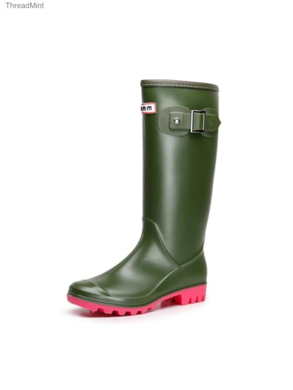 Waterproof PVC Tall Fashion Rain Boots for Women, Knee-High Garden Work Shoes,